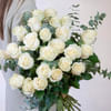 25 White Roses Online