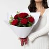 Gift 6 Red Roses Hand-tied