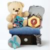 Baby Blue Gift Basket Online