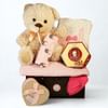 Baby Pink Gift Basket Online