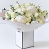 Beautifully Simple Showstopper White Flower Bouquet. Online