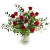 Bouquet with 12 red roses Online