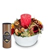 Candle arrangement 'Christmas Light' with Gottlieber cocoa a Online