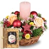 Candle arrangement 'The Magic of Advent' with Bee-Family Swi Online