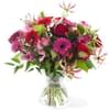 Charming pink red bouquet, excl. vase Online