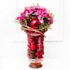 Christmas Arrangement in Glass Vase Online