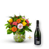 Colorful bouquet with Cava Online