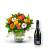 Colorful bouquet with Cava Online