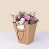 Congratulations with flower bag - Felicitations Online