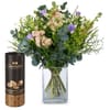 Fleurop Flower bouquet Meadow Dream with Gottlieber cocoa al Online