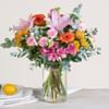 Floral connection - multicolored bouquet with liliums Online