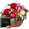 Flower arrangement 'Christmas Story' with fairy lights and A Online