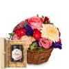 Flower arrangement 'Melody of Color' with Bee Family Swiss b
