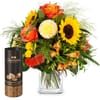 Flower bouquet 'Smiley' with Gottlieber cocoa almonds Online