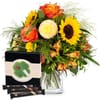 Flower bouquet 'Smiley' with Gottlieber Hueppen 'Good Luck' Online