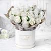 Heavenly 25 White Roses Hand Tied Online