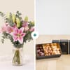 Lilies and chocolates Online