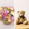 Pastel bloom and teddy bear - Zeste tendre et son ourson Online