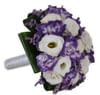 Purple and white bridal bouquet Online