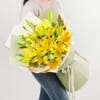 Sunshine Glow Asiatic Lily Bouquet Online