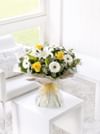 Yellow and white hand-tied Online