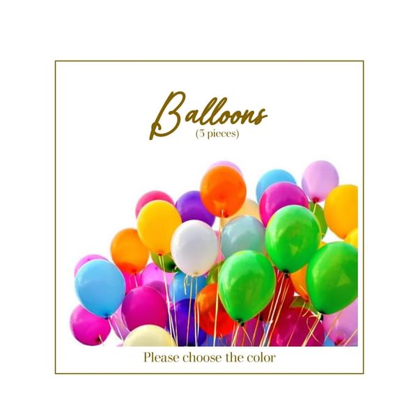 5 Foil Balloons