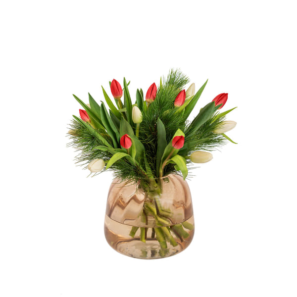 Christmas Tulips with Pine Small 920000