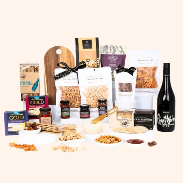 Deluxe Cheese Platter and Wine Hamper The People's Pinot Noir