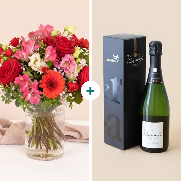 Floral Love and champagne - Amour Floral