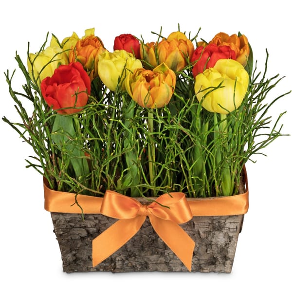 Flower arrangement Happy tulip meadow