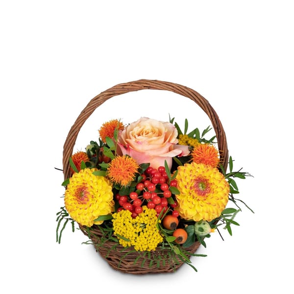 Flower arrangement 'The Indian Summer sends its regards'