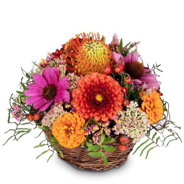 Flower arrangement 'Touch of Indian Summer'