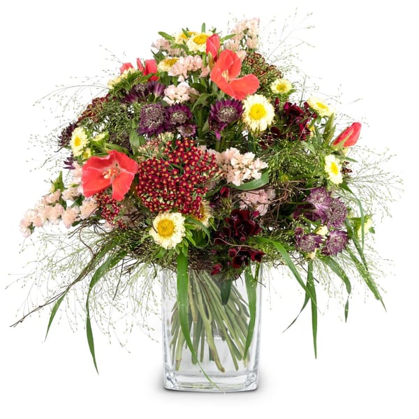 Flower bouquet Playful Summer Greeting
