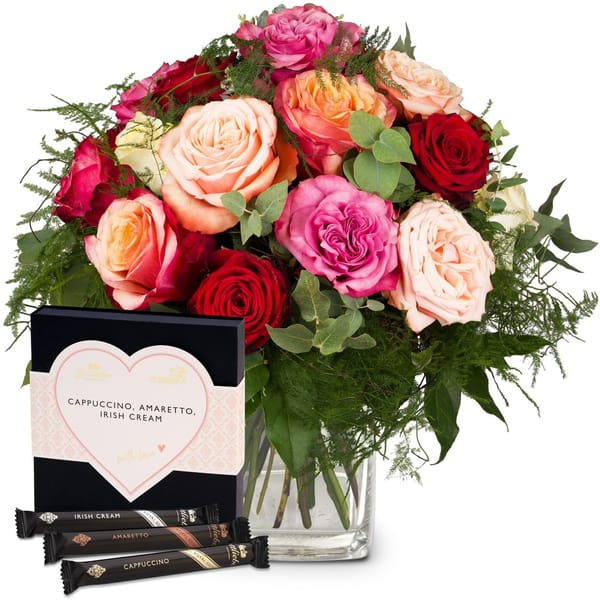 Flower bouquet 'Rose Dream' with Gottlieber Hueppen 'With Lo