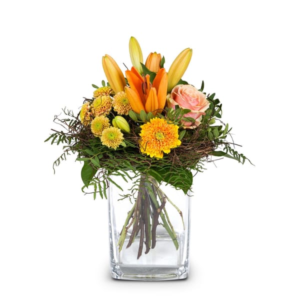 Flower bouquet Wonderful Day with Lily