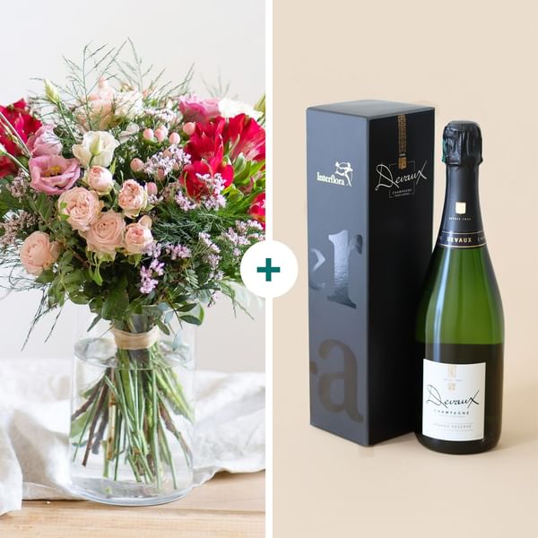 Happy birthday and champagne - Joyeux anniversaire