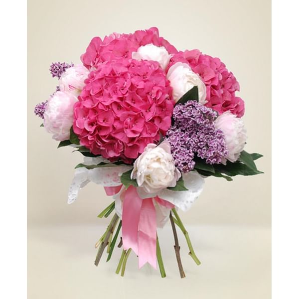 Hydrangea and Peonia