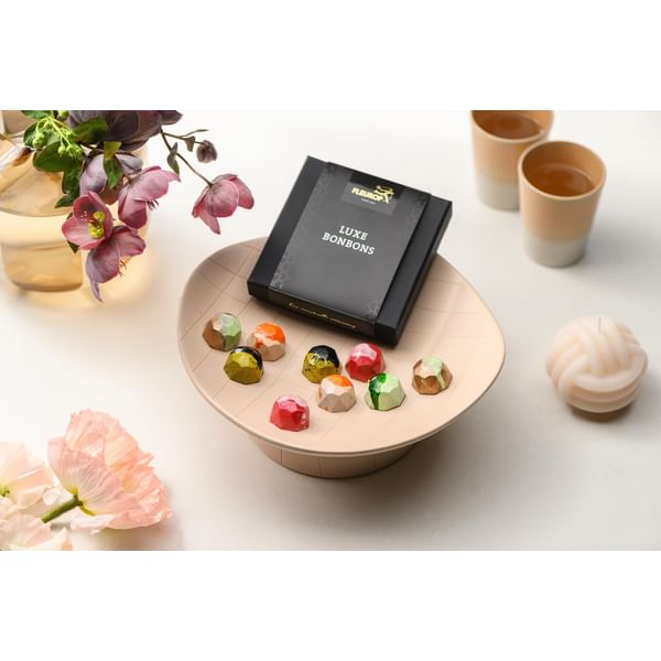 Luxury chocolates in gift box