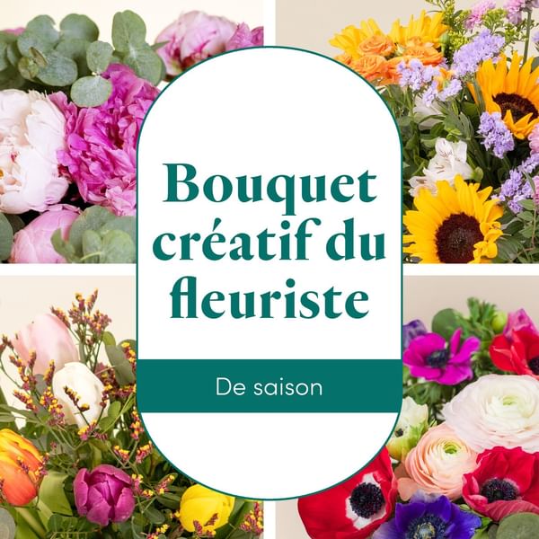 Seasonal florist's bouquet - Bouquet de saison du fleuriste