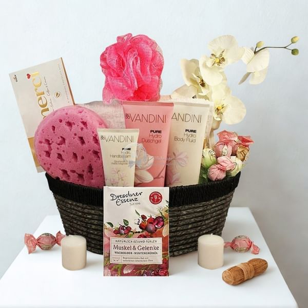 Spa and Chocolate Gift Basket
