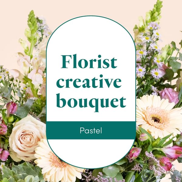 The pastel florist's bouquet - Bouquet du fleuriste pastel