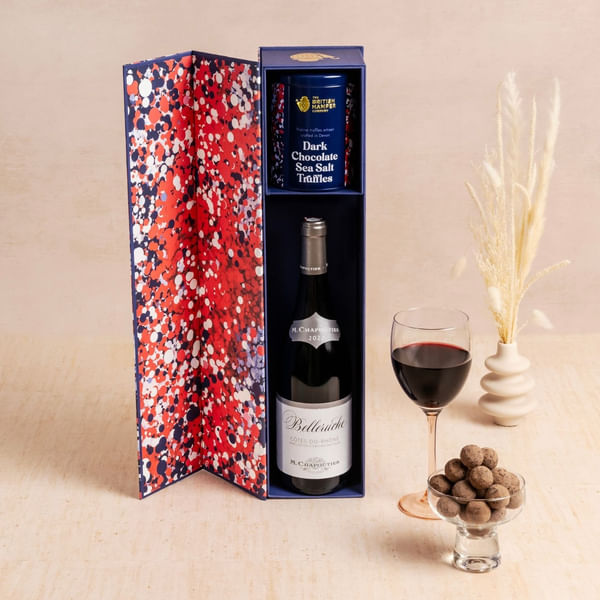 The Red Wine and Truffles Gift