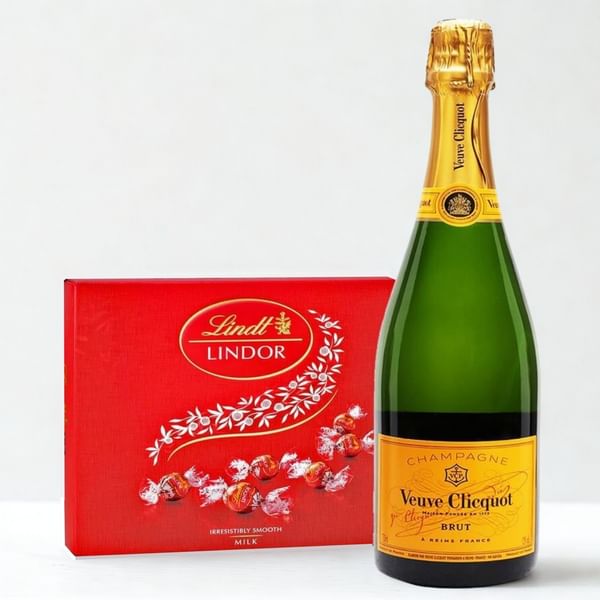 Veuve Clicquot and Lindor Bonbons Box