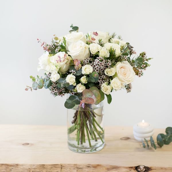 White and green bouquet - Vert coton