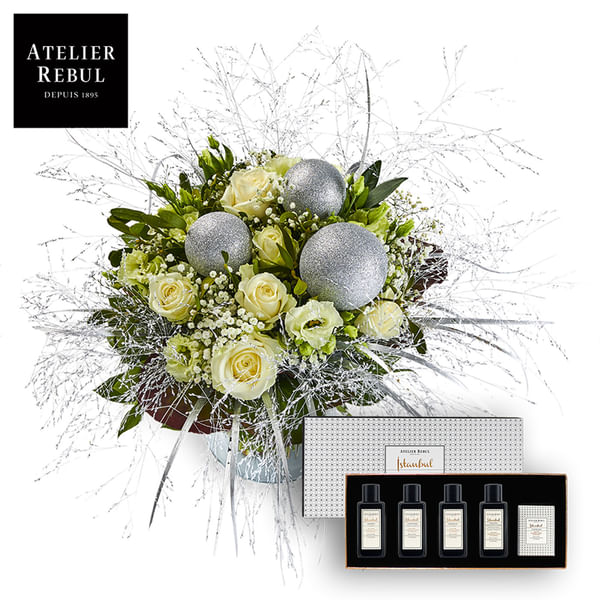 White Christmas bouquet Atelier Rebul TM