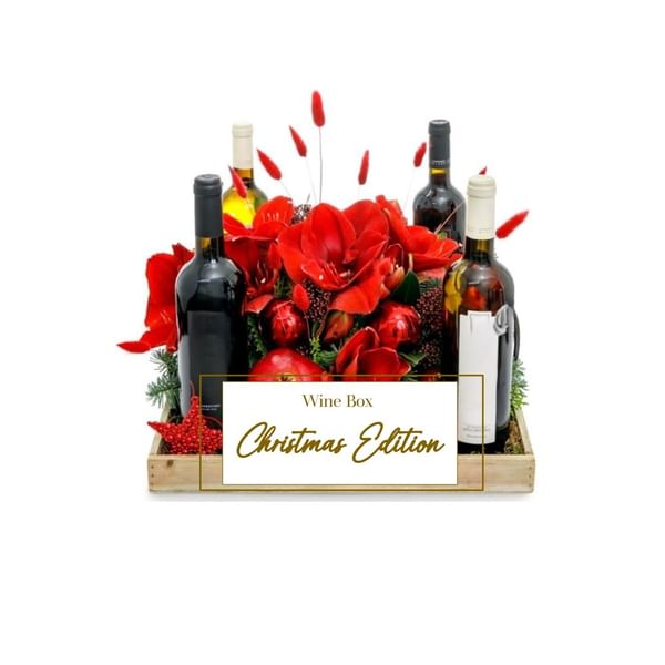 Wine Box Christmas Style