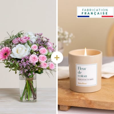 Congratulations and candle - Felicitations et sa bougie | Interflora